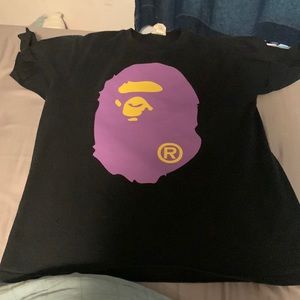 purple big ape bape shirt